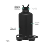 Simple Modern, Blush Summit Collection 1 Gallon Water Bottle Insulated Stainless Steel Metal Thermos Bottles (BPA FREE)