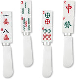 Wine Things 5235 Mahjong Resin Cheese Spreaders Set of 4 5"