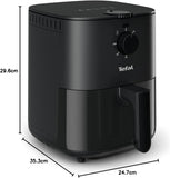Tefal Easy Fry Essential EY1308 - Air Fryer, 3.5L Capacity, 80°C - 200°C, Die Cast Grill Plate, 60 min Timer, Oil-Less Fryer, Compact Design, Healthy Cooking, Dishwasher-Safe Parts