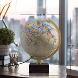 Waypoint Geographic Horizon Plus Illuminated Globe 12in Antique OceanStyle World Globe