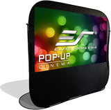 Elite Screens Pop-up Cinema 84-inch 16:9 Portable Outdoor Fast Folding Projector Screen Self Standing Ultra-Light Weight Movie Quick Collapsible Carrying Bag