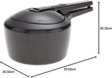 Hawkins F05 Pressure Cooker, 2 L, Black