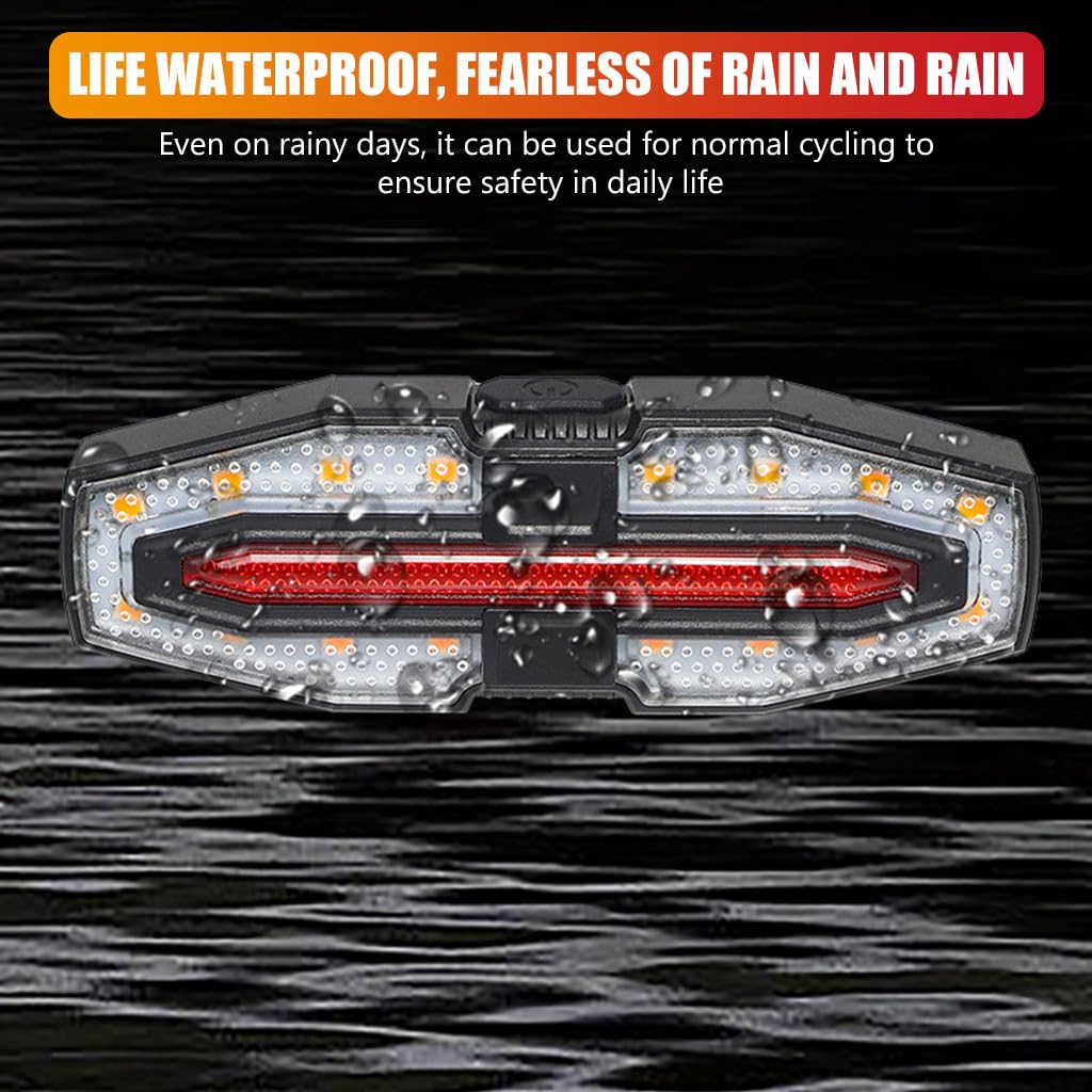 Wireless Remote Control Bike Turn Tail Light