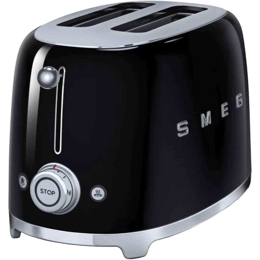 Smeg TSF01BLUK Retro Style 2 Slice Toaster Black