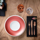 Villeroy And Boch Glow Pasta Bowl Deep Plate 11.5/5.5in CopperWhite