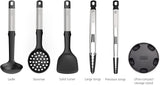 Joseph Joseph Elevate Fusion 5piece Silicone Utensil Set With Storage Stand Stainless Steel