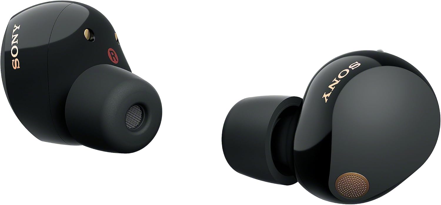 Sony WF-1000XM5 Wireless Noise Cancelling Earbuds, Bluetooth, In-ear Headphones, Mic, Up to 24 Hours Battery Life, Quick Charge, IPX4, iOS and Android Compatible - Black Main image