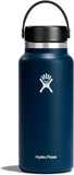 Hydro Flask - Water Bottle 946 ml (32 oz) - Vacuum Insulated Stainless Steel Water Bottle with Leak Proof Flex Cap and Powder Coat - Wide Mouth - Indigo