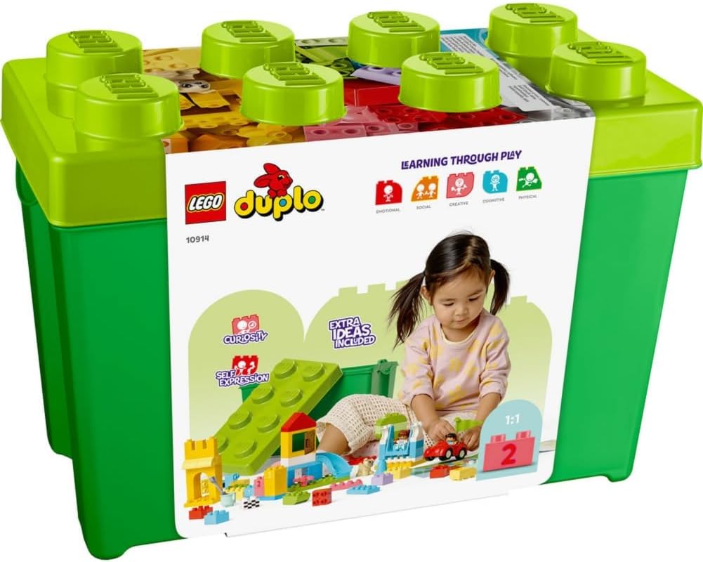 LEGO DUPLO Classic Deluxe Brick Box 10914 Starter Set With Storage Box Secondary image