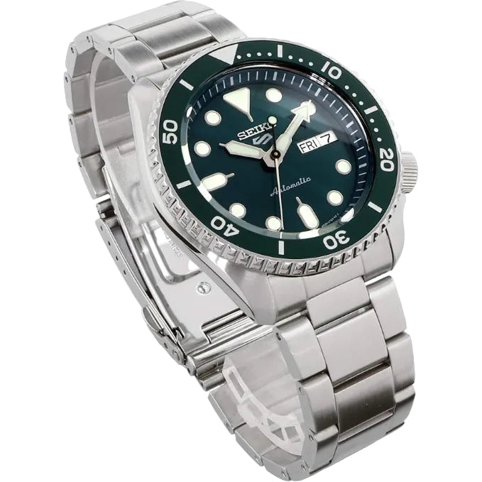 Seiko SRPD61 Mens 5 Sports SKX Sports Style Automatic Mechanical Wristwatch Limited Edition Green
