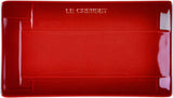 Le Creuset Meshed Rectangular Plate, 23cm, Cerise