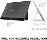 ViewSonic TD1655 16in 10point Touch Portable Monitor