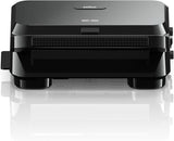Braun SnackMaker 5 SM5001 - Sandwich and waffle maker with premium non-stick coating removable plates, 800W, black color