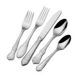 Wallace Hotel Lux 77-Piece 18/10 Stainless Steel Flatware Set