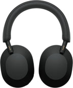 Sony WH-1000XM5 Noise Cancelling Wireless Over-Ear Headphones, Bluetooth, Clear Call Quality, Hi-Res, Up to 30hr Battery Life, Quick Charge, Alexa & Google Assistant, iOS & Android - Black