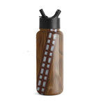 Simple Modern Star Wars Character Insulated Water Bottle with Straw Lid Reusable Stainless Steel Wide Mouth Travel Cup Tumbler, 32oz Water Bottle, Star Wars: Chewbacca