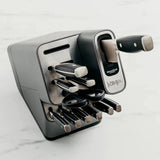 Ninja Foodi NeverDull Premium Knife Block,8 Piece Knife Set-Sharp, Stylish, Stainless Steel, with Integrated Sharpener, Ninja K32008