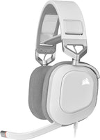 Corsair HS80 RGB USB Premium Gaming Headset with 7.1 Surround Sound, White, Large