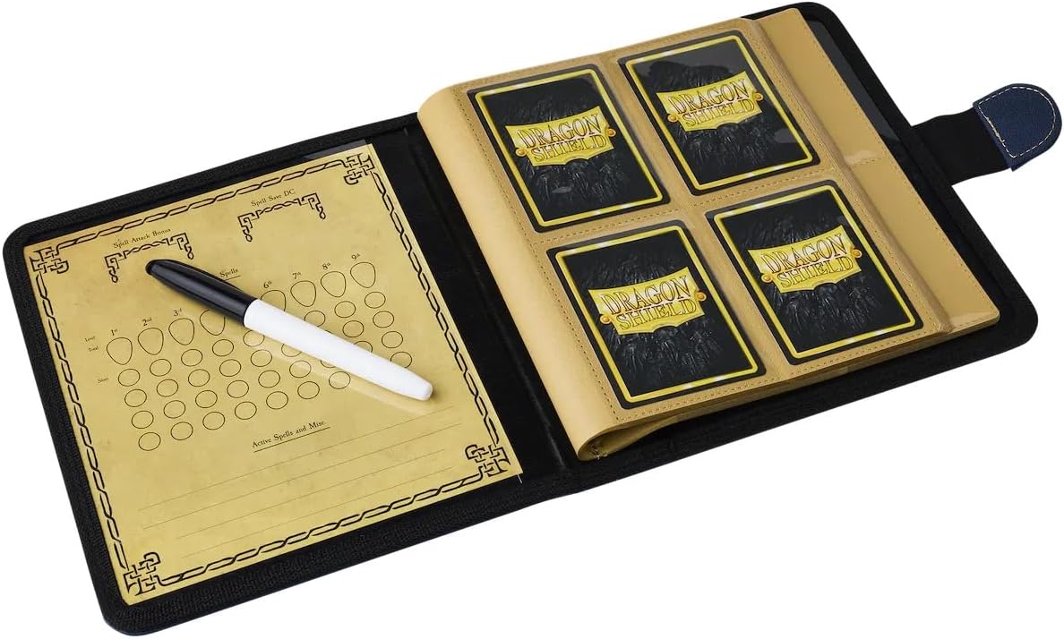 Dragon Shield Roleplaying Spell Codex Card Sleeves Midnight Blue