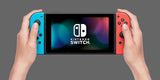 Nintendo Switch Console, Extended Battery Life, Red/Blue