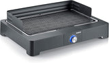 Severin PG 8562 Table Electric Grill Quick Heat Up with Aluminium Plate and Safe Touch Casing