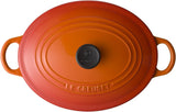 Le Creuset Oval French Oven Cast Iron Casserole 29cm Flame