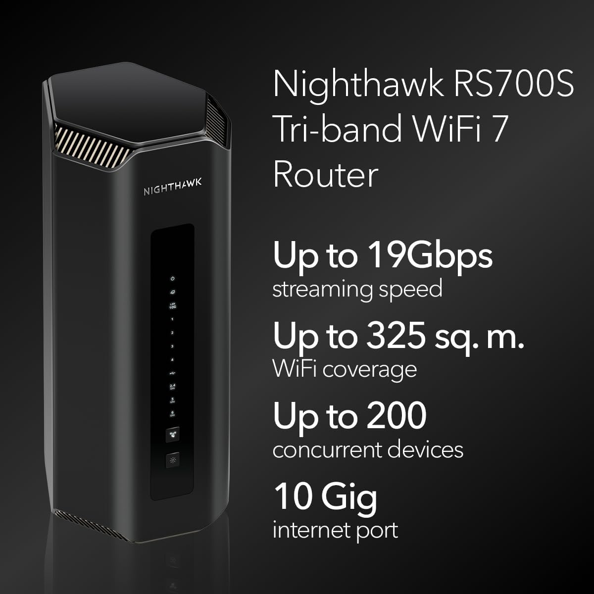 NETGEAR Nighthawk TriBand WiFi 7 Router RS700 Secondary image