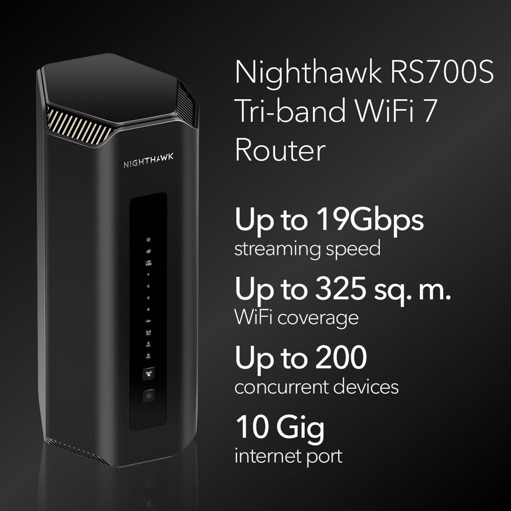 NETGEAR Nighthawk TriBand WiFi 7 Router RS700