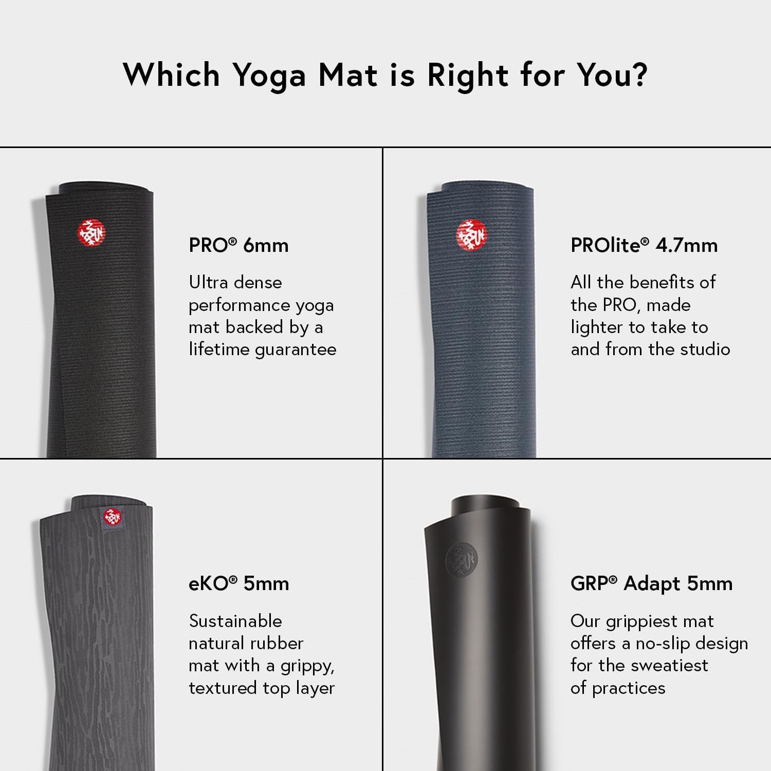 Manduka PRO Yoga And Pilates Mat 71in Black Sage