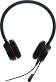Jabra Evolve 30 II Wired Headset, Stereo, MS-Optimized – Telephone Headset with Superior Sound for Calls and Music – 3.5mm Jack/USB Connection