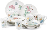 Lenox 6342794 Butterfly Meadow 18-Piece Dinnerware Set
