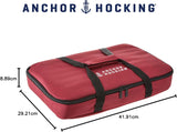 Anchor Hocking Glass Baking Dishes For Oven With Casserole Carrier