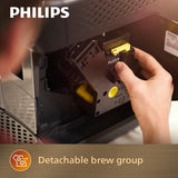 Philips Series 4300 EP4346/70 - Fully Automatic Espresso Machine, 8 Beverages, 1.8L, 5 Aroma Stength Settings, Aquaclean Filter, LatteGo Feature, Black