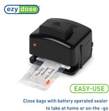 Ezy Dose Weekly (7-Day) Pill Organizer, Vitamin and Medicine System, Includes Sorter, Sealer, Batteries, and 200 Easy-Tear Pill Pouches