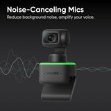 Insta360 Link - PTZ 4K Webcam with 1/2" Sensor, AI Tracking, Gesture Control, HDR, Noise-Canceling Microphones, Specialized Modes, Webcam for Laptop, Video Camera for Video Calls, Live Streaming