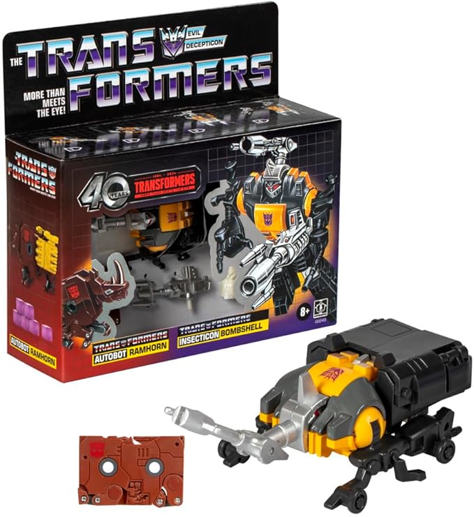 Transformers Toys Retro 40th Anniversary G1 Bombshell Toy