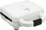 Kenwood Sandwich Maker with Waffle Plate and Grill Plate SMP84.C0WH, White