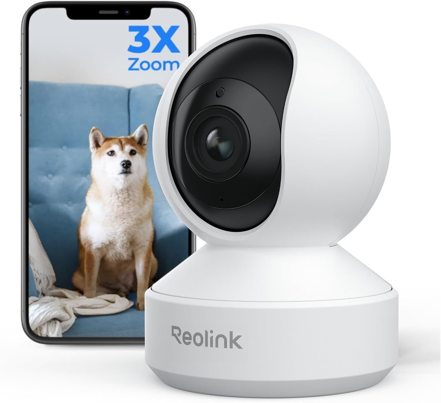 Reolink E1 Zoom 2K+ 5MP Super HD WiFi Wired Security Camera