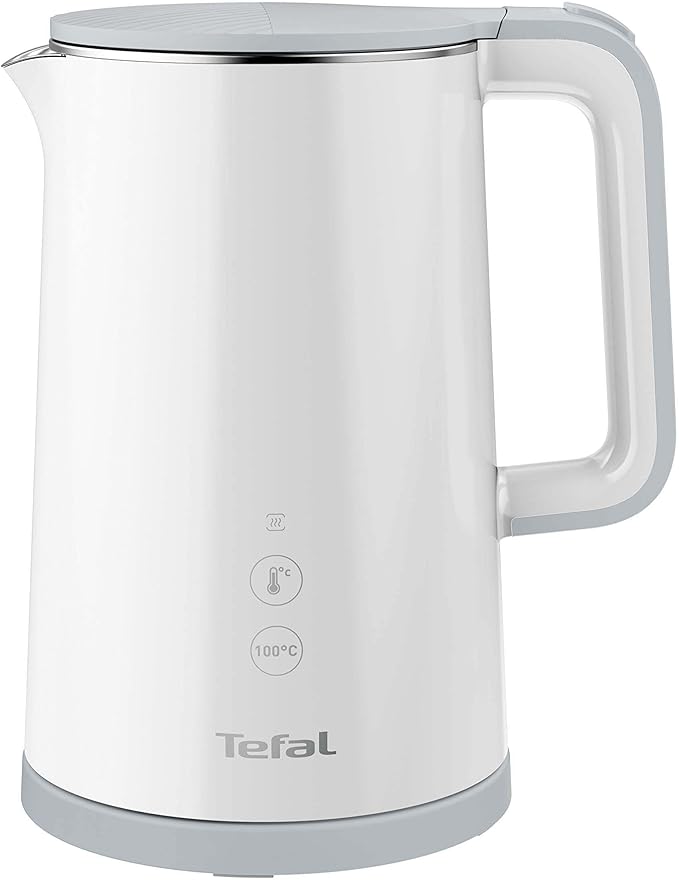 Tefal Sense K06931 - Electric Kettle, 1500W - 1800W, 1.5L Capacity, Double Layer Heat Protection