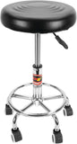 Performance Tool W85027 Adjustable Pneumatic Rolling Bar Stool, Black