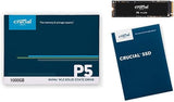Crucial CT500P5SSD8 P5 3D NAND NVMe/PCIe M.2 Internal SSD, 500GB