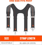 Ergodyne Arsenal 5560 Tool Belt Suspenders, Padded Shoulders, Adjustable