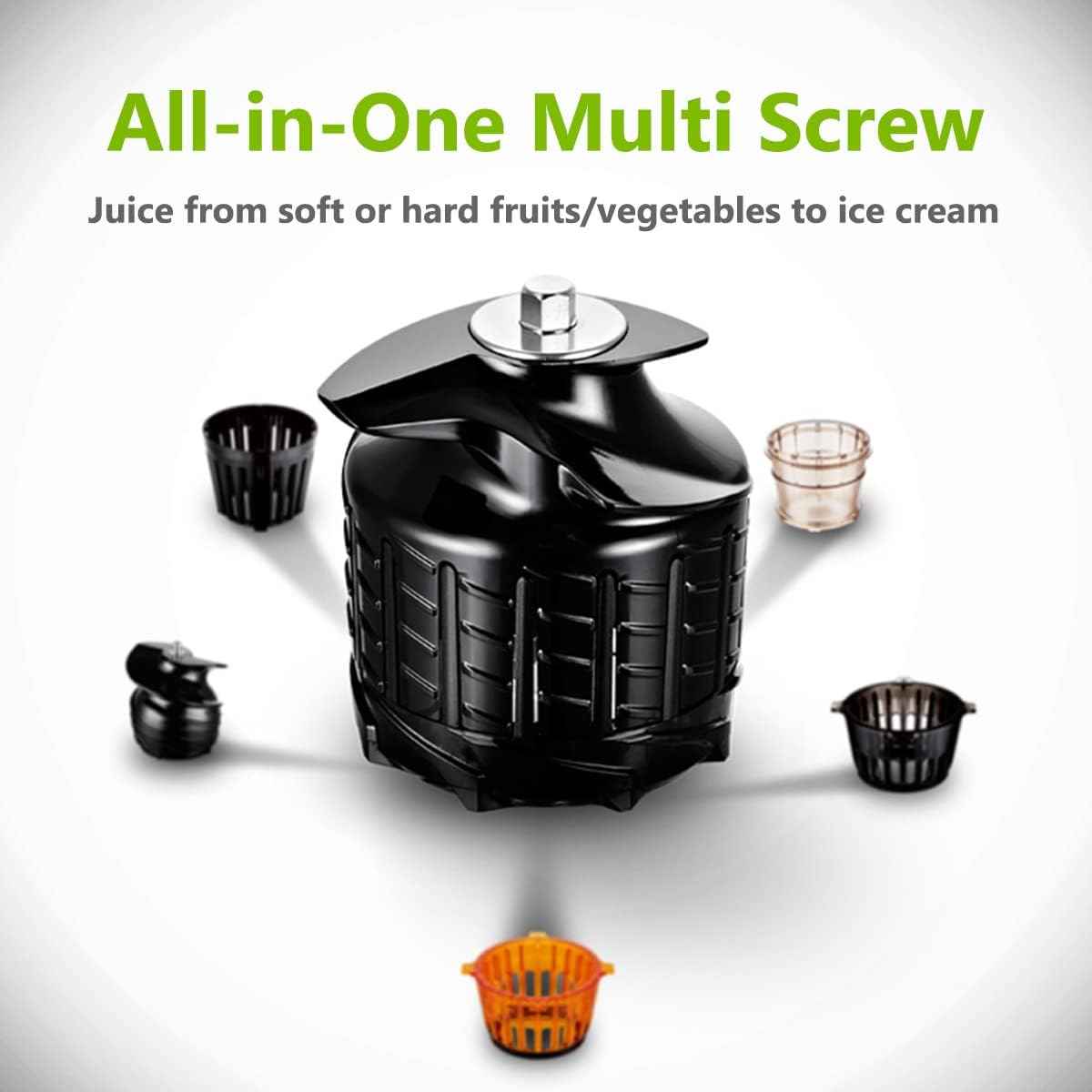 Hurom H300 White Hurom Fruit Vegetable Electric Cold Press Juicer