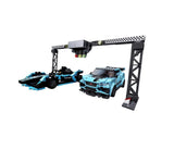 LEGO Speed Champions 76898 Formula E Panasonic Jaguar Racing GEN2 Car and Jaguar I-PACE eTROPHY Building Kit