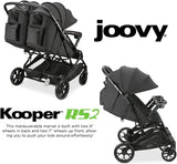 JOOVY Kooper RS2 Double Stroller, Black