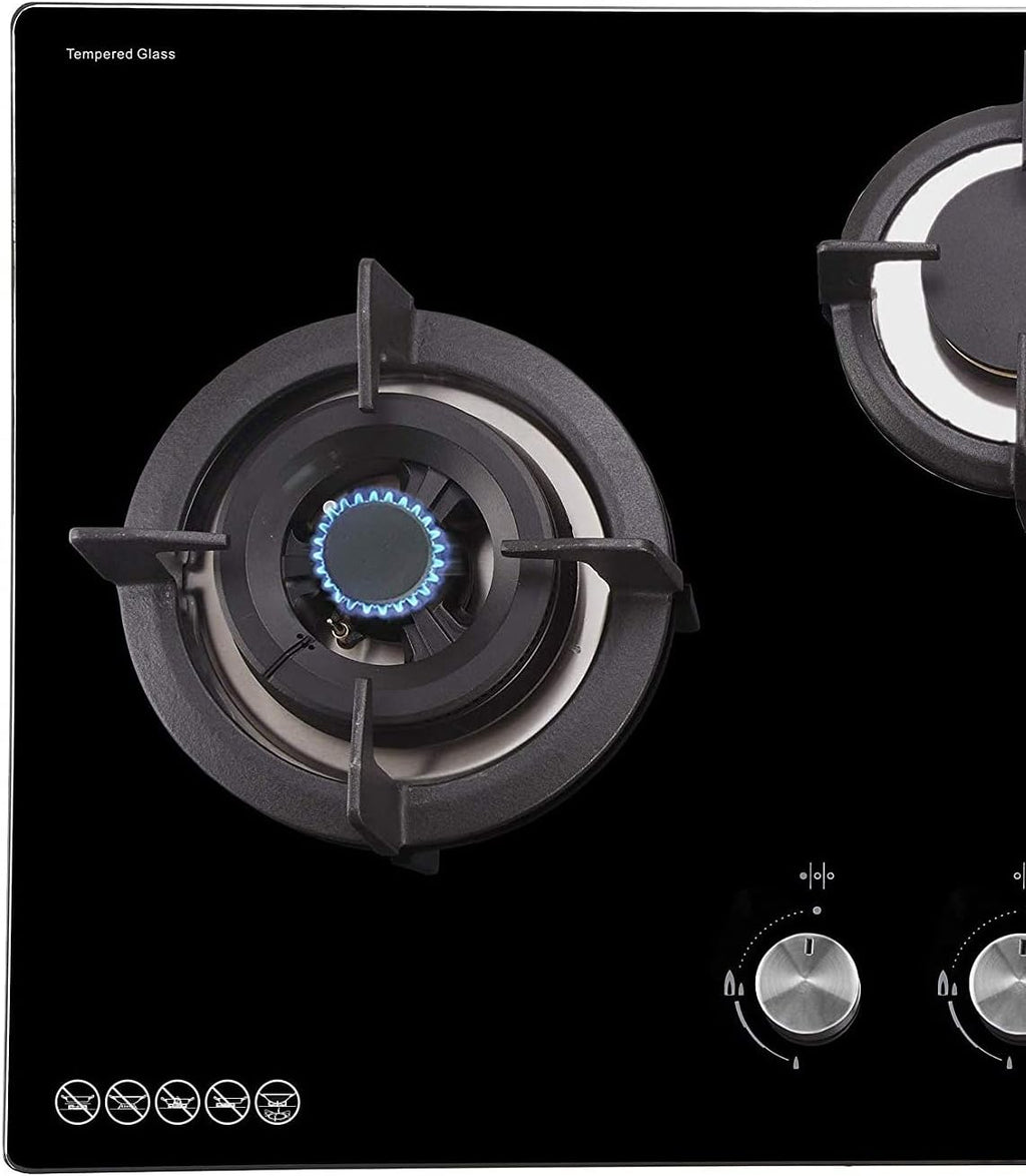 EuropAce EBH 6391S Otimmo Built In 3 Burners Gas Hob for LPG