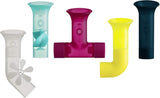 Boon PIPES Building Toddler Bath Tub Toy for Kids Aged 12 Months and Up, Multicolor (Pack of 5)