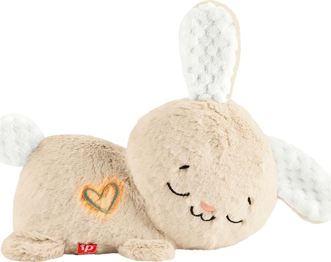 Fisher-Price Soothe & Settle Bunny Plush Baby Toy & Customizable Sound Machine With Motion