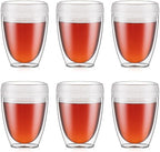 BODUM 11849-10SA-12 WATER TUMBLER-DOUBLE WALL/6PACK/12OZ