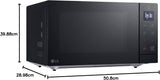 LG MS3032JAS 30L NeoChef® Microwave Oven in Black